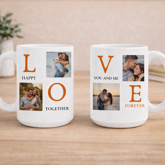 You & Me Forever – Personalized Photo Mug