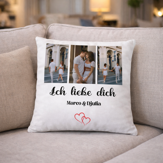 Personalized Love Photo Pillow – “I Love You” Edition