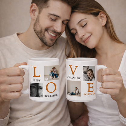 You & Me Forever – Personalized Photo Mug