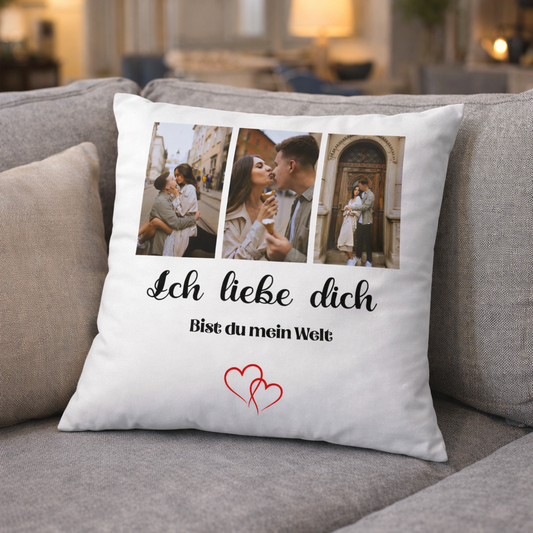 Personalized Love Photo Pillow – “I Love You” Edition