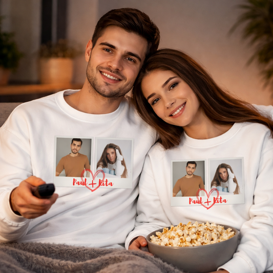 Custom Love sweatshirt  with Names or Initials