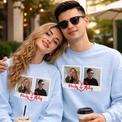 Custom Love sweatshirt  with Names or Initials