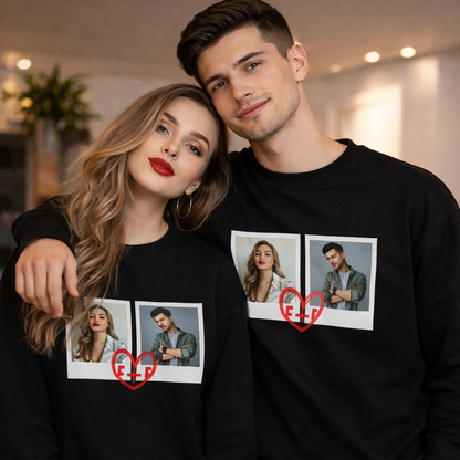 Custom Love sweatshirt  with Names or Initials