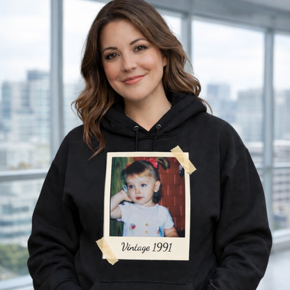 Vintage Memory Photo Hoodie
